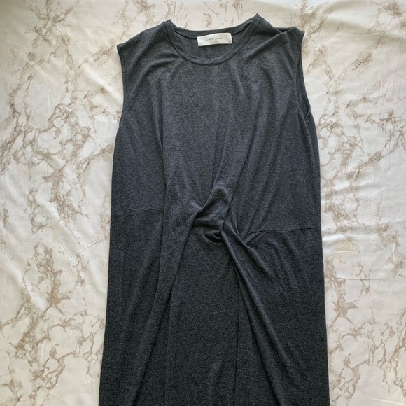 IRO Gray 'Loyce' Sleeveless Jersey Knit Maxi Dress - Picture 2 of 6